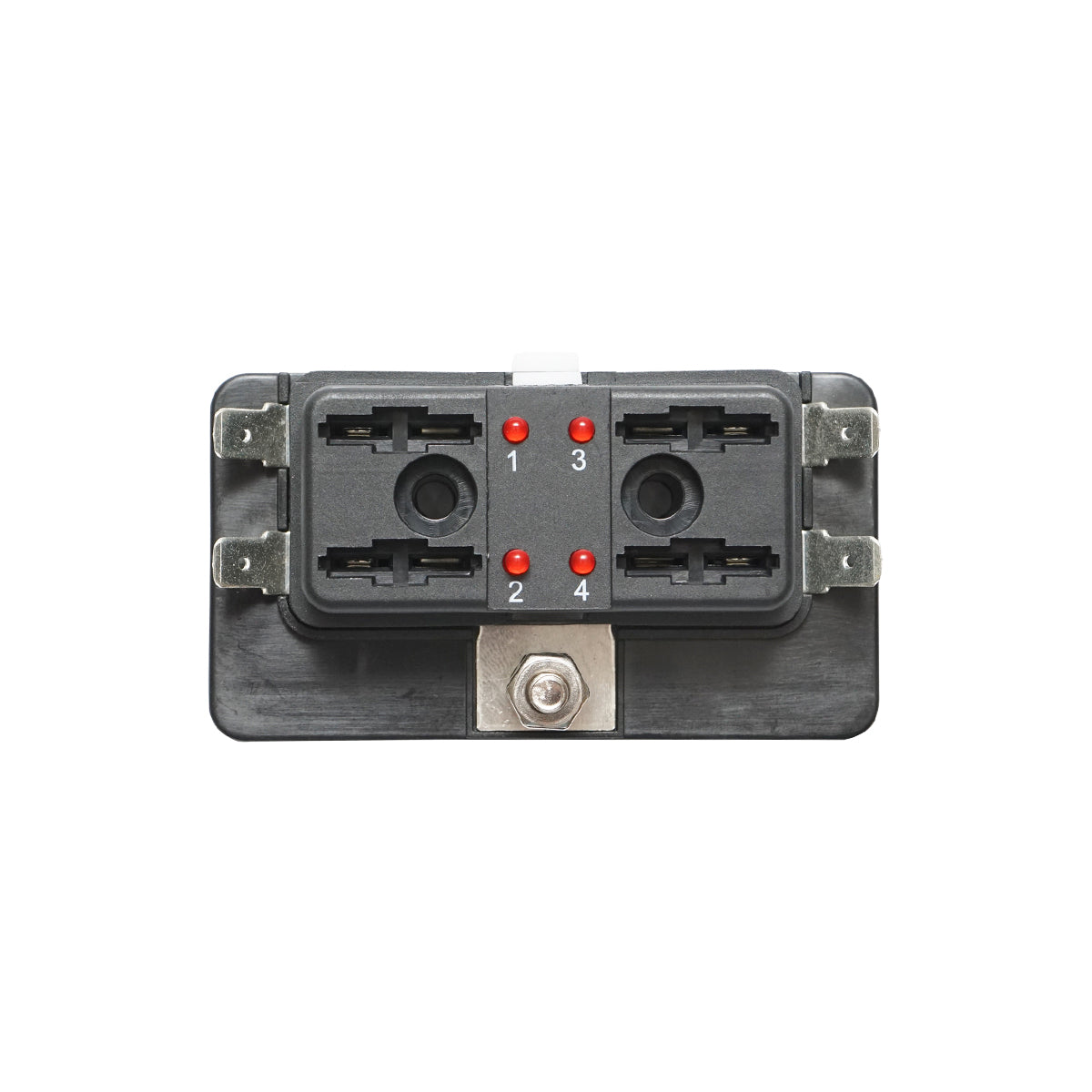 Flat fuse box with 4 slots Breckner Germany
