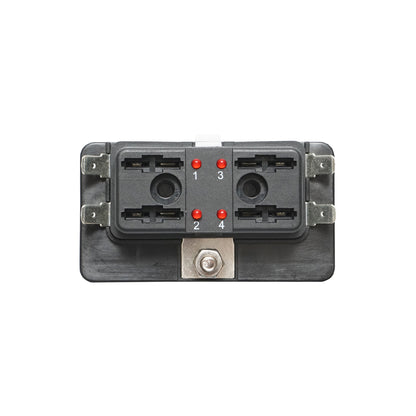 Flat fuse box with 4 slots Breckner Germany