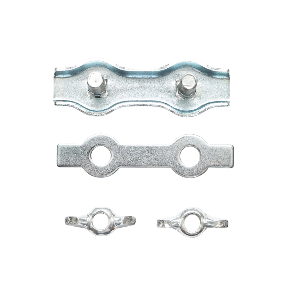 Electric fence wire connector with screws