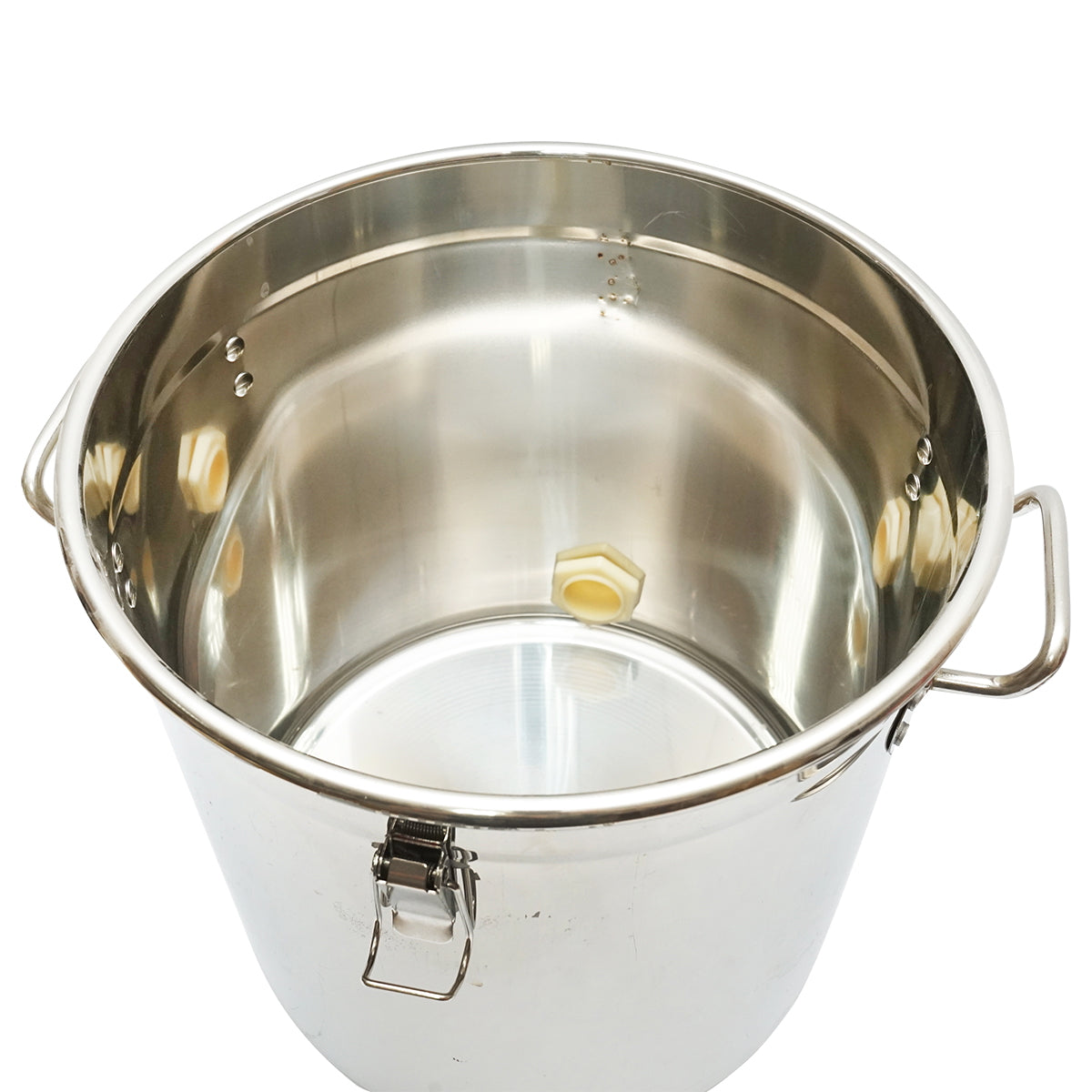 Stainless steel honey extractor with lid for 40kg of honey