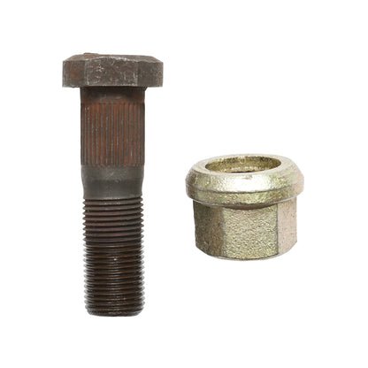 Wheel spacer with nut, for JCB OEM code 826-00923, 106-40001 Breckner Germany