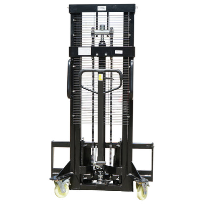 Manual pallet jack with a maximum load of 1.5T, lift height 2500mm, forks 1150mm Breckner Germany