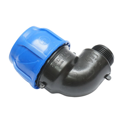 Compression fitting with external thread D40mmx1-1/6 toll PN16, for irrigation systems