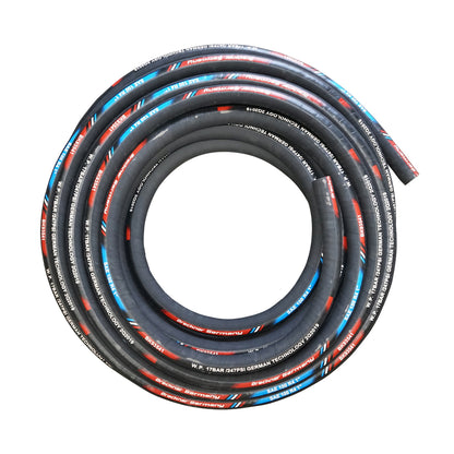 Hydraulic pressure hose roll 25m with double textile insert DN25 (int. FI25 / ext. FI41) SAE 100 R4 1
