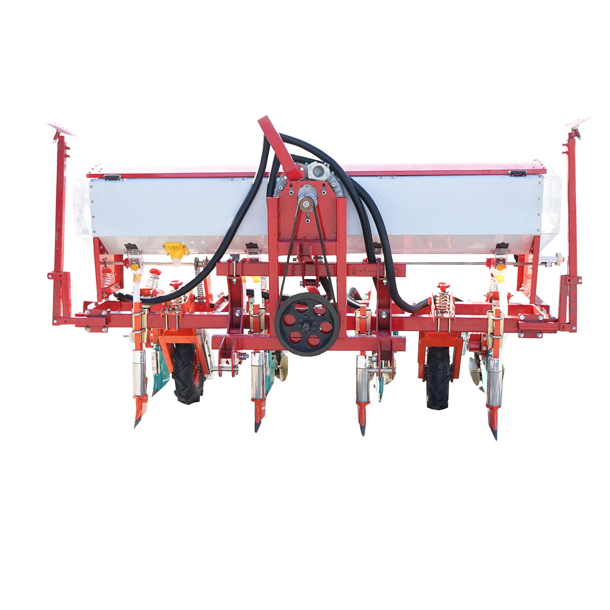 4 sector corn planter with Konig Tractors exhaust