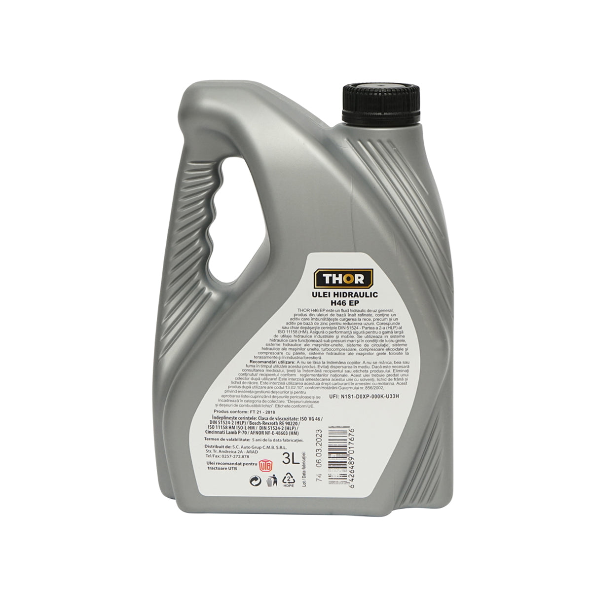 THOR H46 EP hydraulic oil 3L