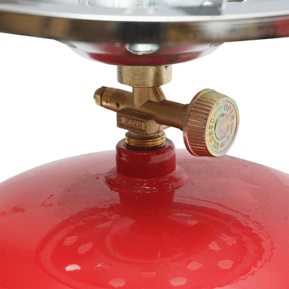 Camping gas bottle with burner, LPG, 2kg