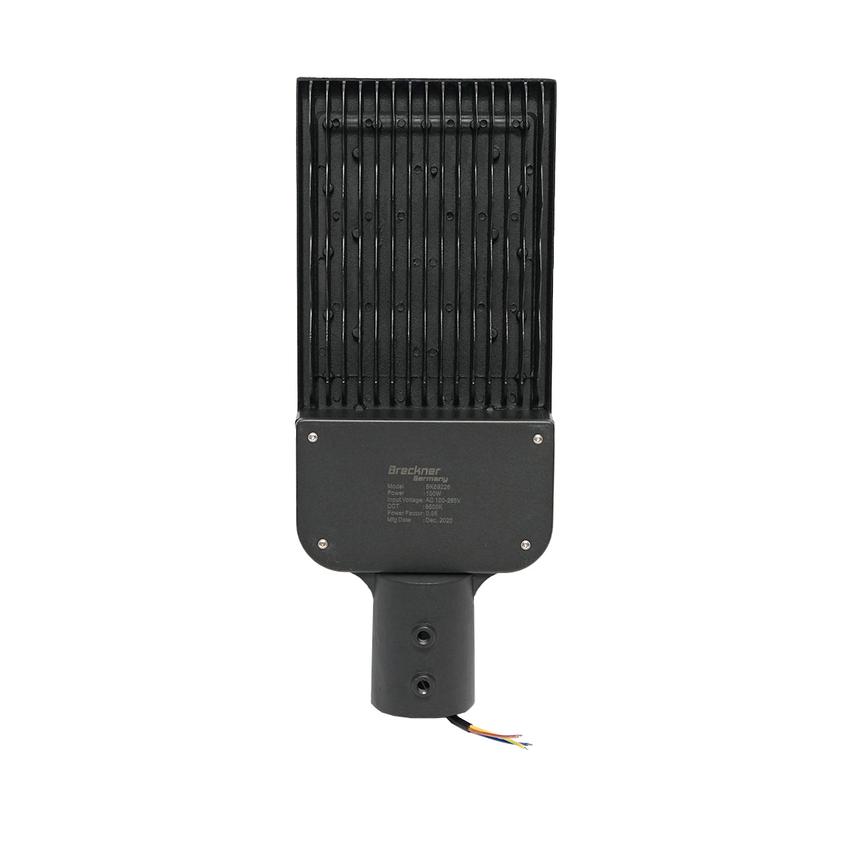100W LED street lighting lamp, 220V, IP65, 6500K with pole mount Breckner Germany
