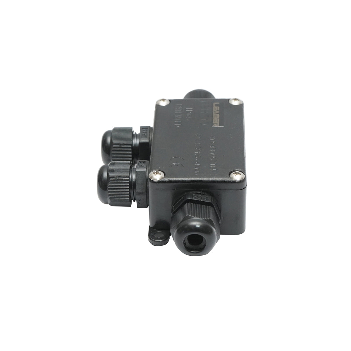 Sealed junction box with presets 41A 450V AC, 4 ways 4-8mm IP65 Leader
