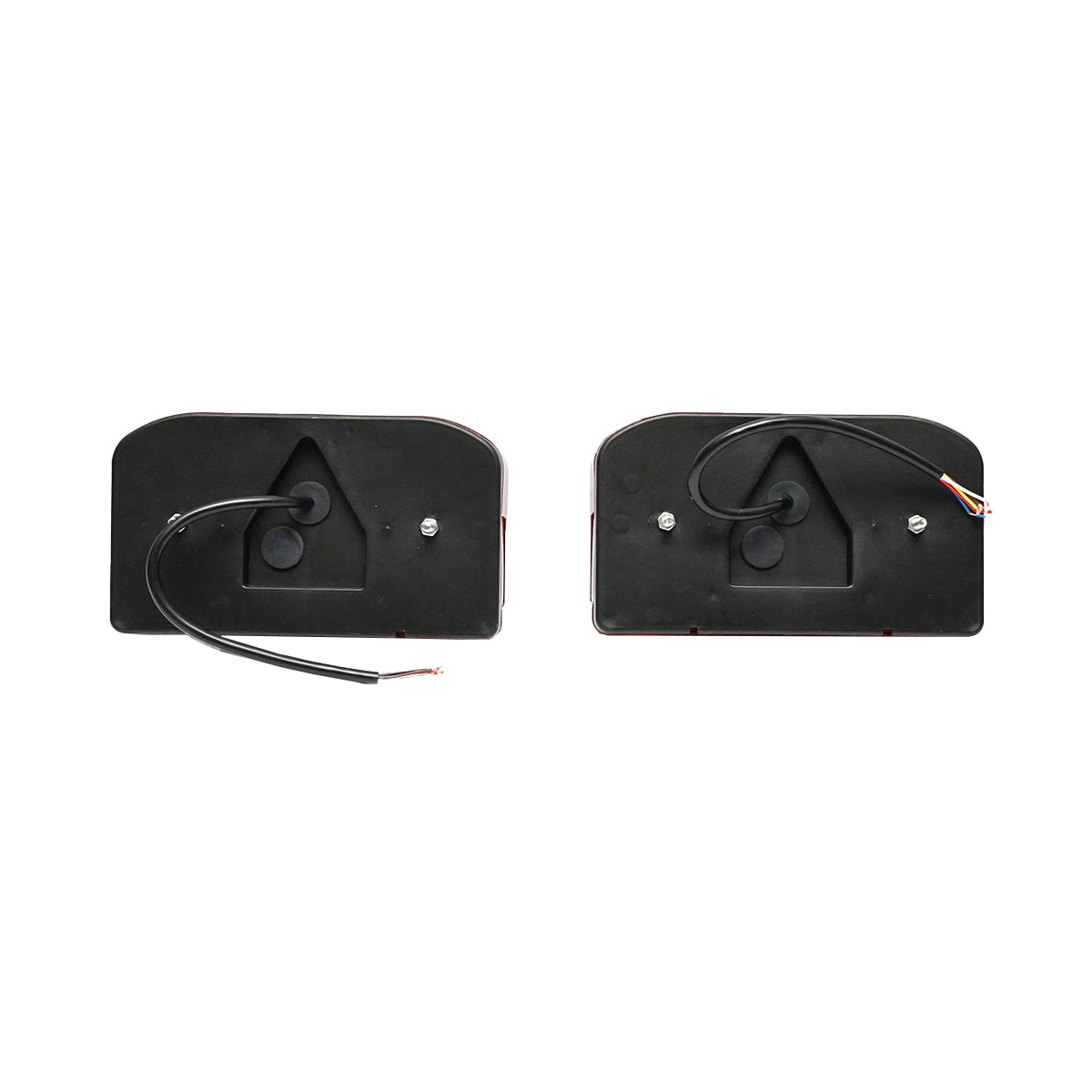 Set of rear lights with 7 functions, 300mm cable, 12V, 21W/5W bulbs, dimensions 235x130x55mm Breckner Germany