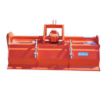 Agricultural tiller with a working width of 220 cm, 54 blades, three-point hitch, including a clutch drive shaft Baisan.