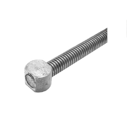 Axle with crank for PP4 plow (screw and wheel adjustment lever)