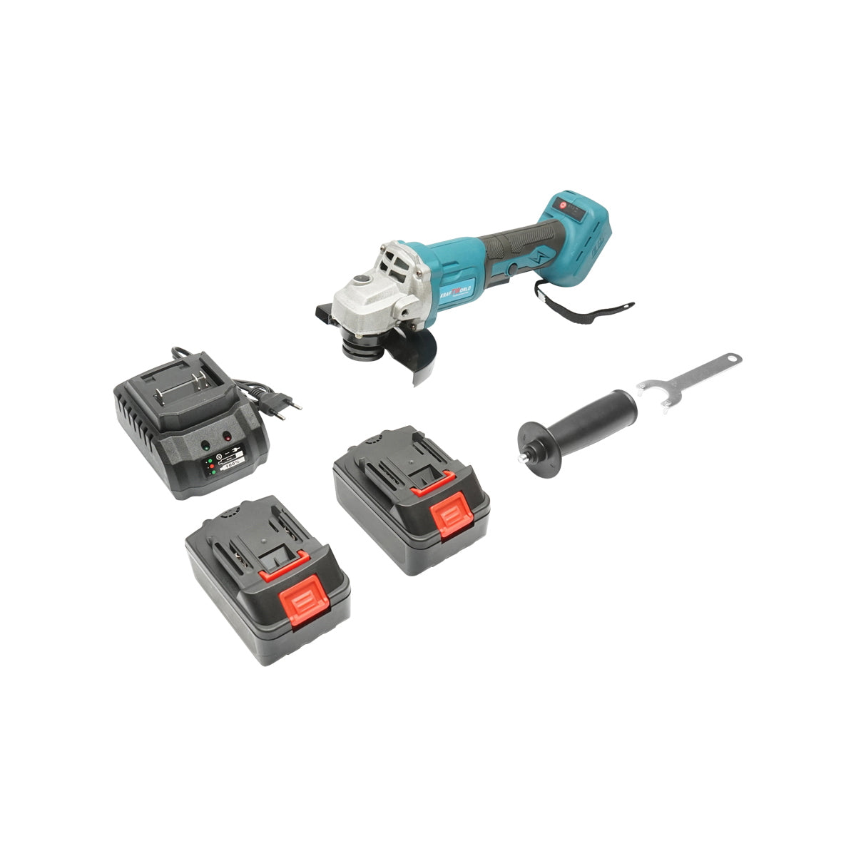 125mm angle grinder with 20V/4Ah battery KrafTWorld