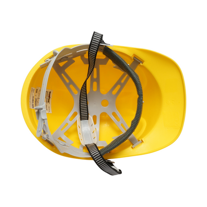 Adjustable ventilated helmet 51-63cm yellow Crownman