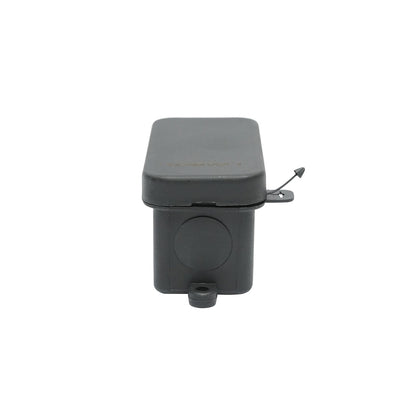 Terminal box for 2-wire cables, black Leader