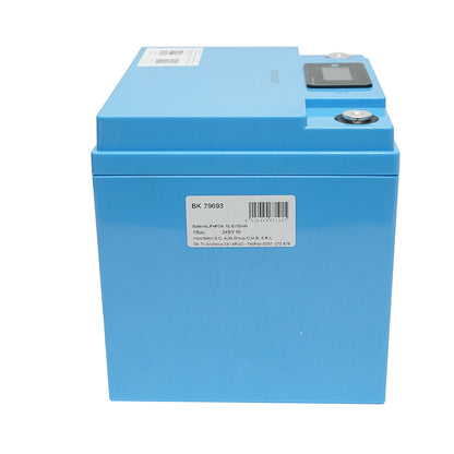 Li-ion LifePo4 Battery 12.8V, 50Ah with BMS, Bluetooth, LCD display and temperature protection Breckner Germany