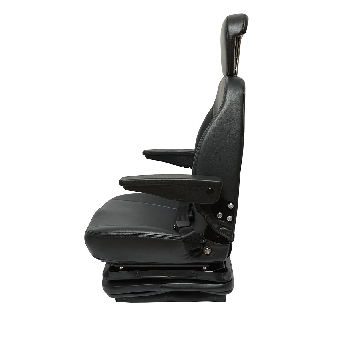 Universal adjustable seat for tractor with seat belt, armrests, and mechanical suspension 840x600mm