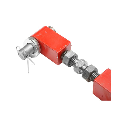 Adjustment screw for brake of forest tractor winch