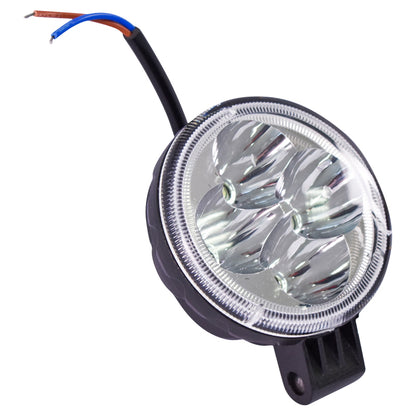 Lamp with 4 LEDs 10-30V 12W round radiation angle 60