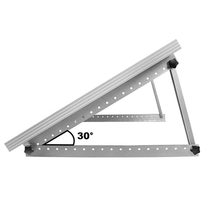 Triangle-type supports for securing 550W photovoltaic solar panels with adjustable angle Breckner Germany
