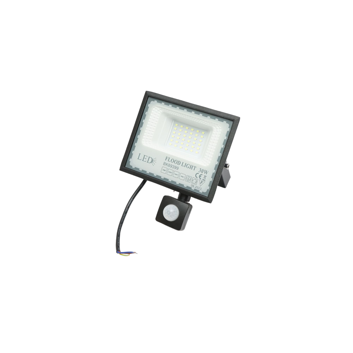 LED Projector 30W, 220V, 6500K, IP65 with motion sensor Breckner Germany