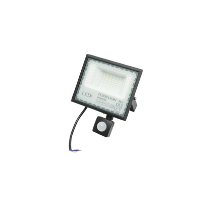 LED Projector 30W, 220V, 6500K, IP65 with motion sensor Breckner Germany