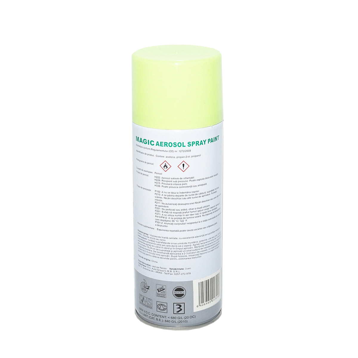 Fluorescent yellow spray paint 1005 450 ml