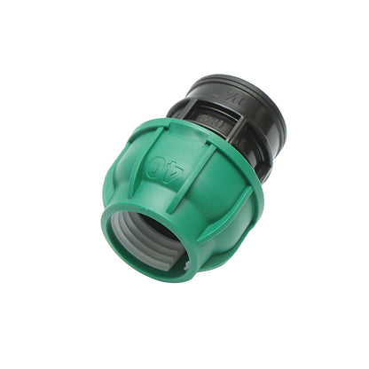 Compression connector with internal thread D40mmx1-1/4 toll, PN10 bar for irrigation systems
