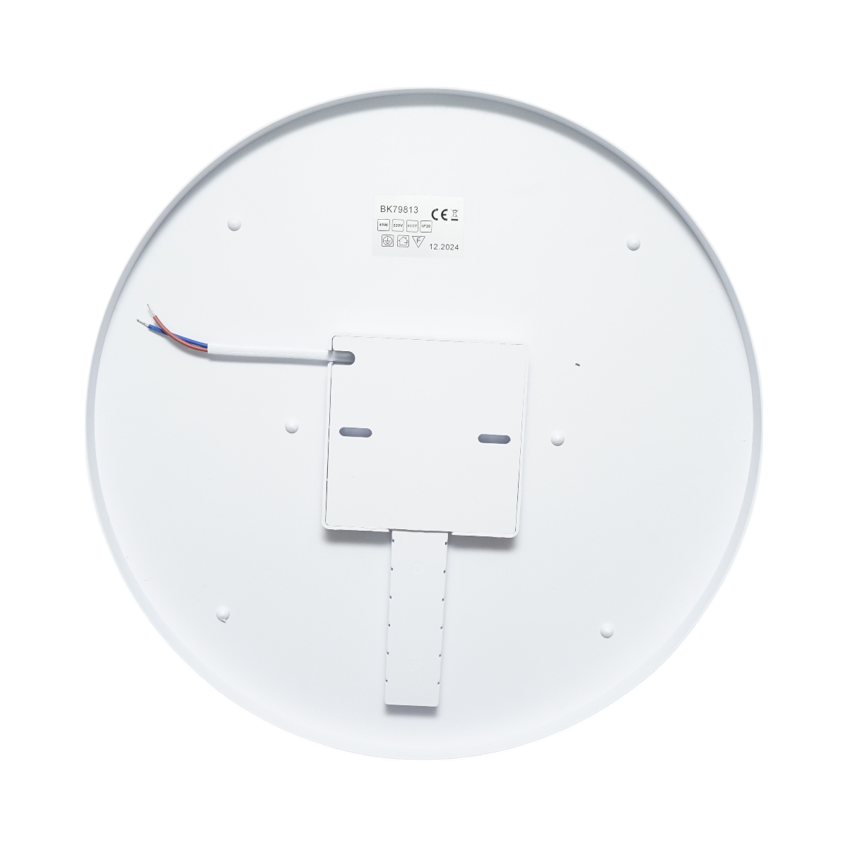 LED ceiling light 48W, 220V, adjustable light 3CCT 3000K/4000K/6500K, round body 300x40mm IP20