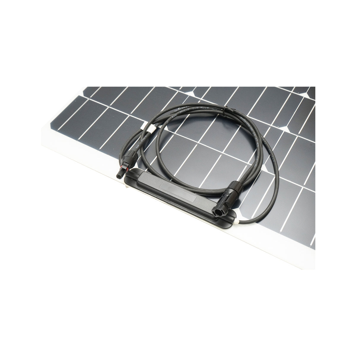 100W monocrystalline photovoltaic solar panel, flexible, with cable and MC4 connectors Breckner Germany