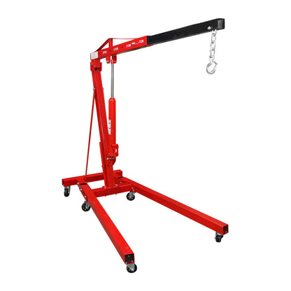 Folding hydraulic crane type giraffe for workshop 2T