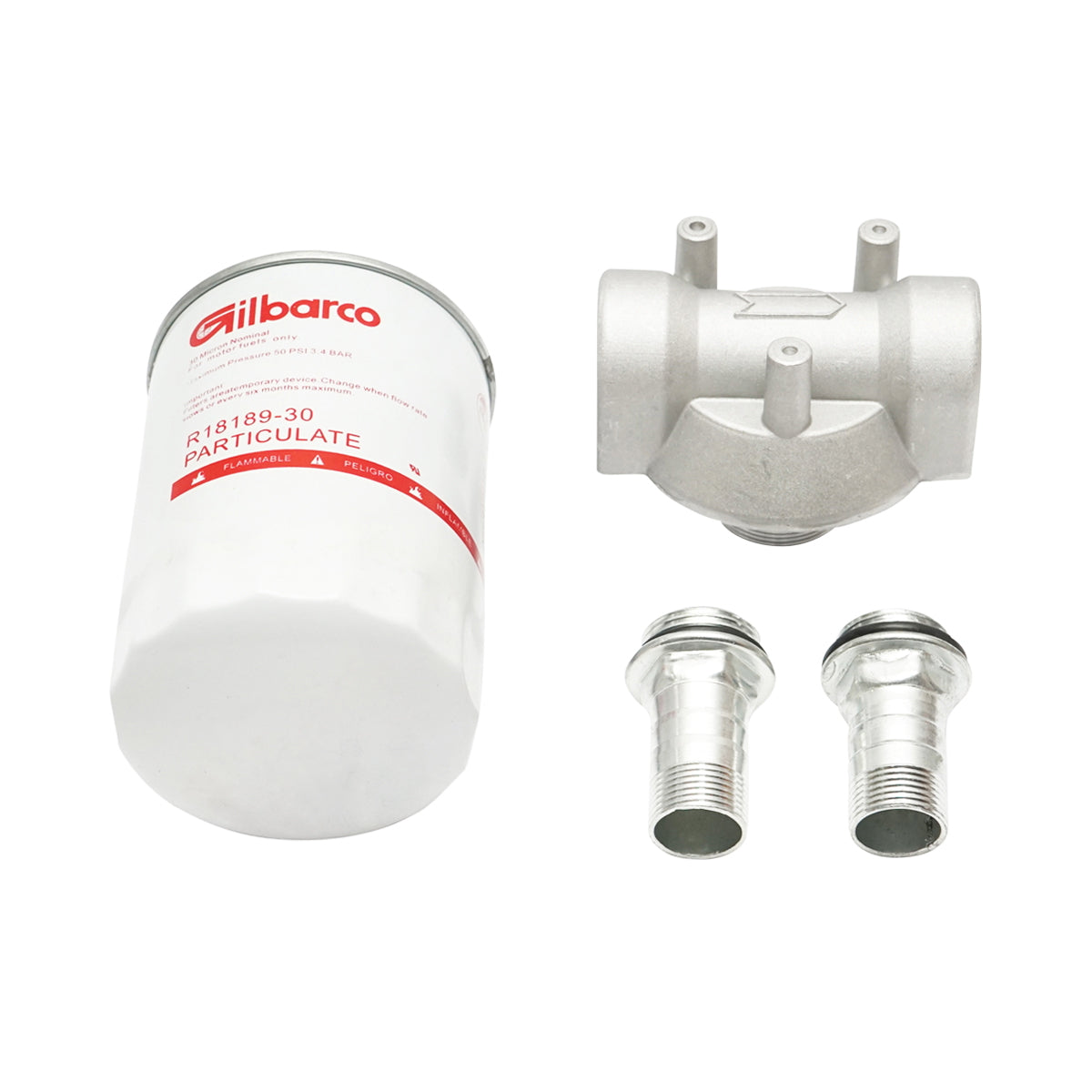 Fuel and oil transfer filter with 2 connectors SN40660, XN3107 Breckner Germany