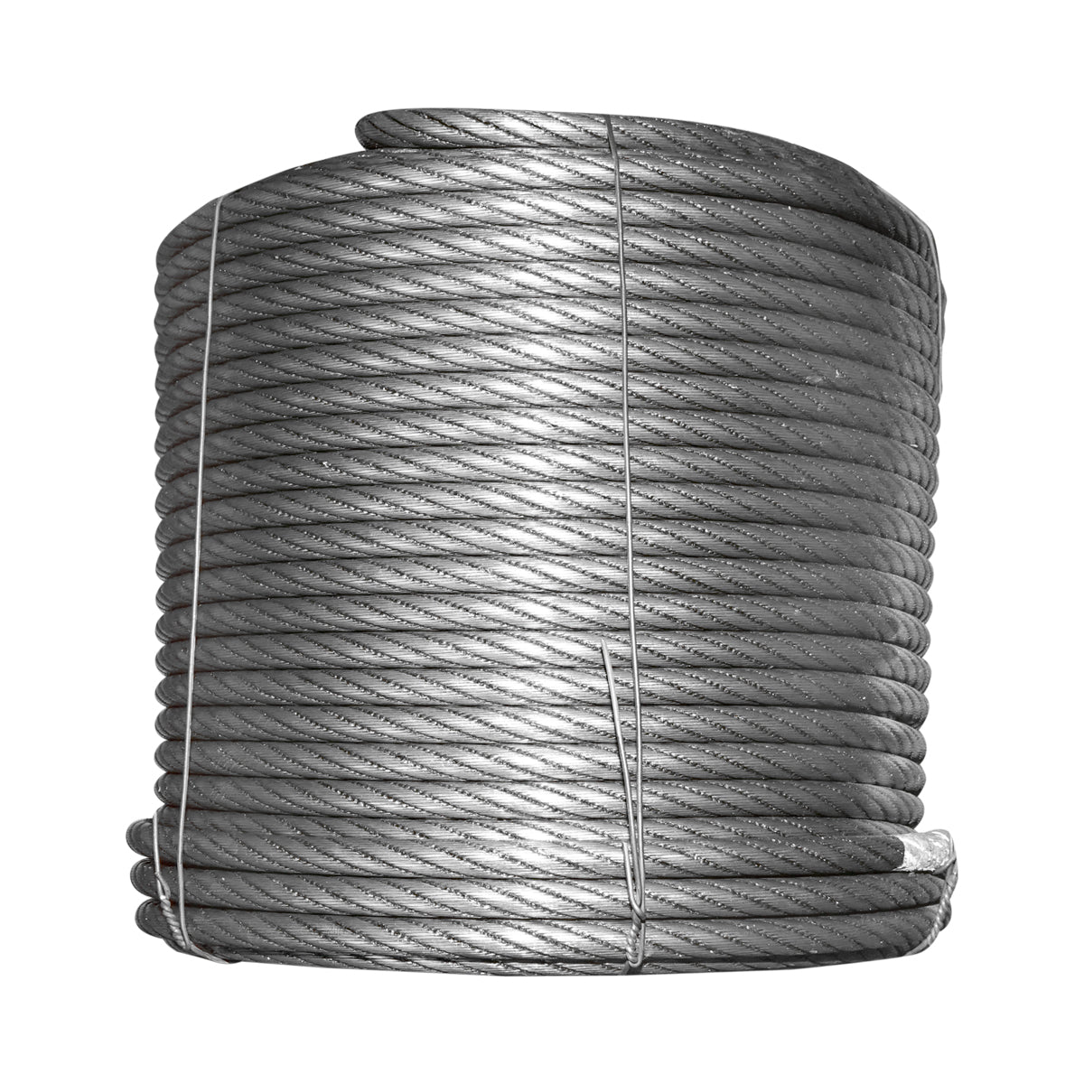 Steel winch cable 6x25, Ø 13mm metal core hammered 0.95Kg/1m 90m/roll