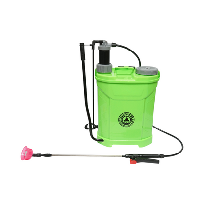 Manual spray pump, 16L tank, 3 nozzles, max pressure 3 bar