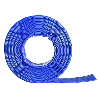 Flat, silicone irrigation hose made of PVC, 1.5 inches, length 20m, Breckner Germany