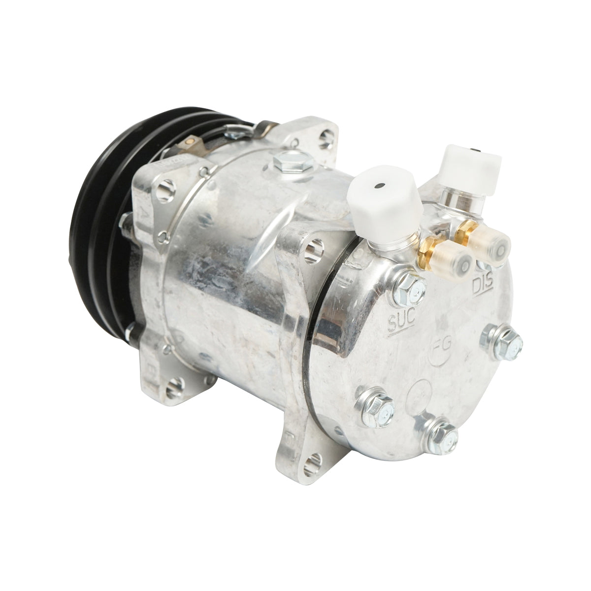 A/C compressor for Fiat, Ford, New Holland, Case IH, OEM code 5129685, 5144781