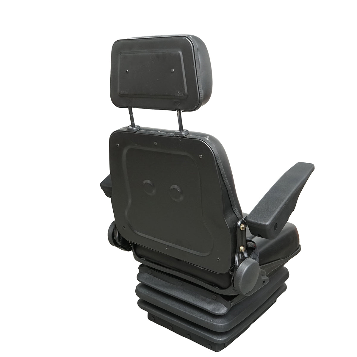 Universal height and weight adjustable chair 50-130kg, armrests and backrest adjustable 40-80° for tractor, agricultural, industrial machinery, forklift