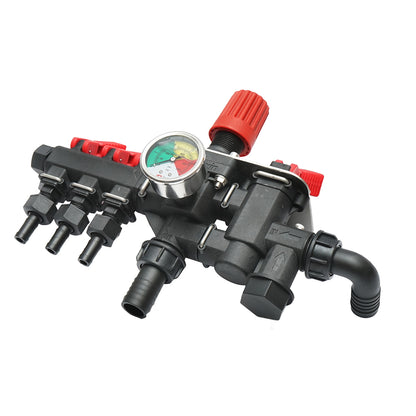 Herbicide distributor with 3 horsepower and manometer