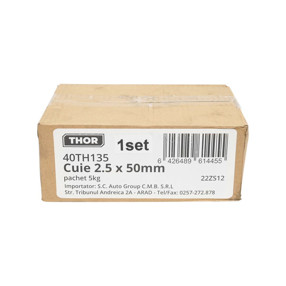 Construction nails 2.5x50mm pack 5Kg