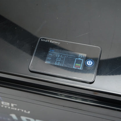 Li-ion LifePo4 Battery 12.8V, 100Ah (deep cycle) with BMS, LCD display and temperature protection Breckner Germany