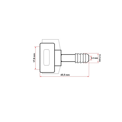 The cover of the distribution hose for the herbicide applicator