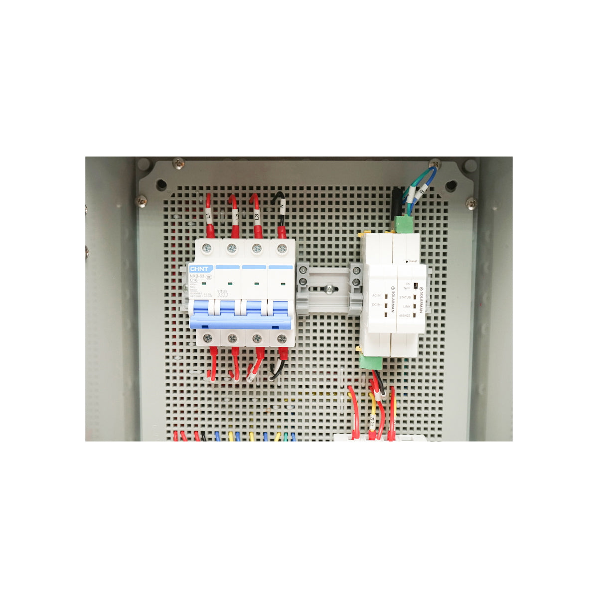 Anti-reflux box, monitoring with a three-phase smart meter, IP65, 2.4G, Wi-Fi + Ethernet, RS485.