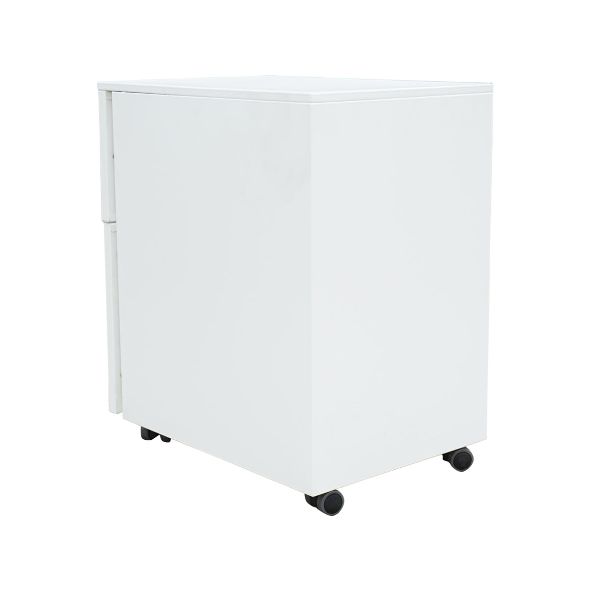 Classifier, metal filing cabinet 2 drawers with wheels 560x340x480mm, RAL7035 Breckner Germany