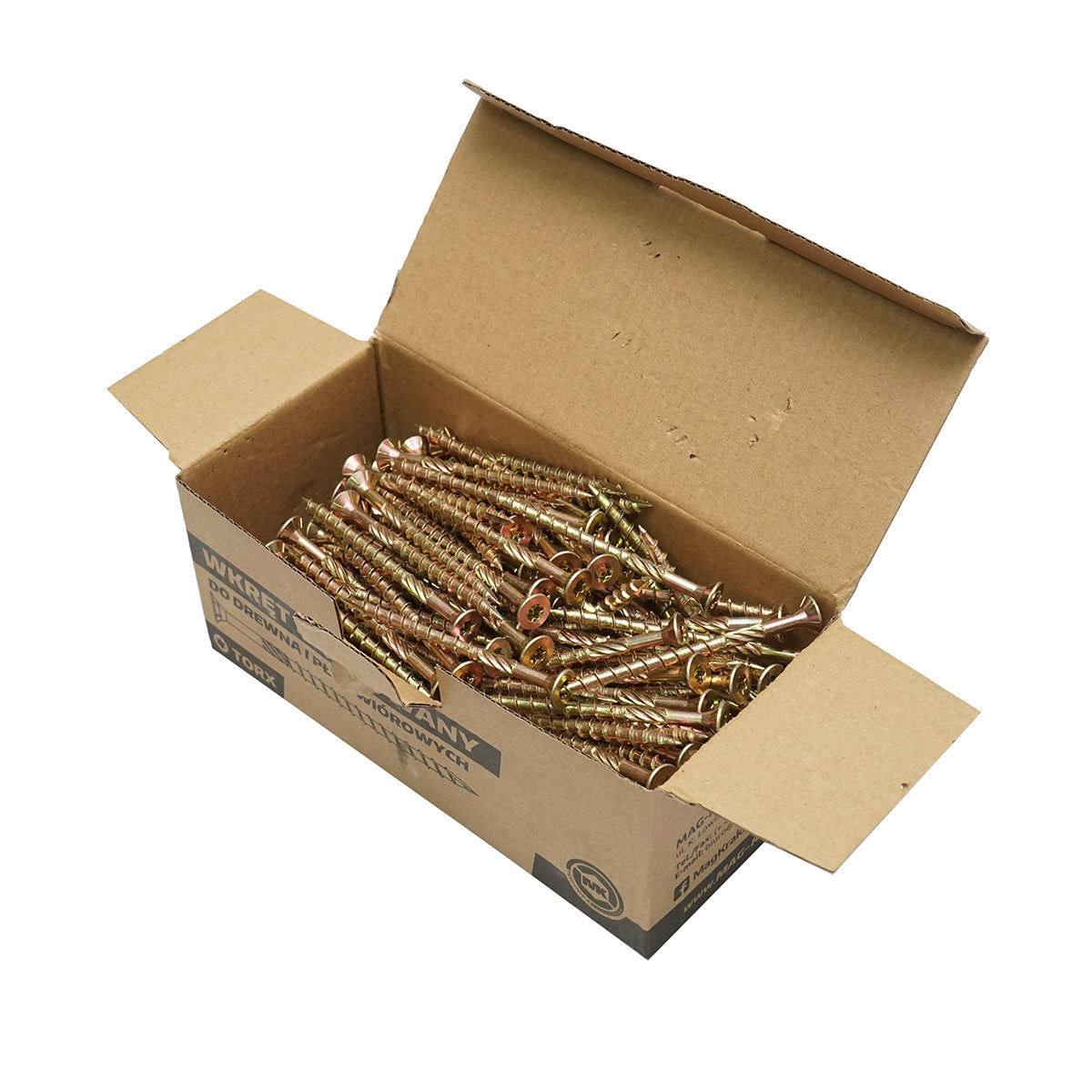 Self-tapping wood screw with a countersunk head 6x80mm torx type TX30, 200 pcs/box