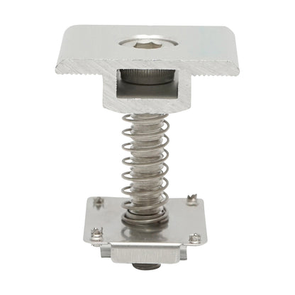 Adjustable intermediate clamp 30-40mm for holding photovoltaic solar panel system A, 20mm Breckner Germany