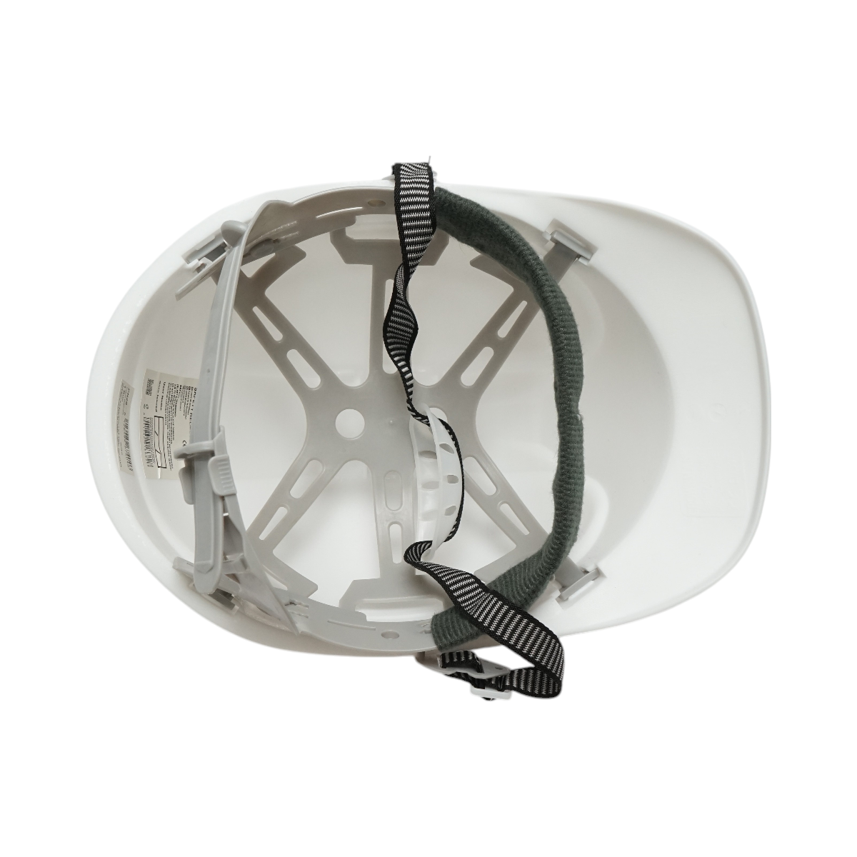 Adjustable ventilated helmet 51-63cm white Crownman