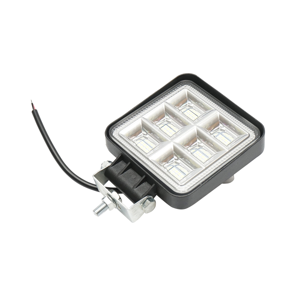 Square LED projector with 6 SMD zones 64W 12V/24V 10-30V Breckner Germany