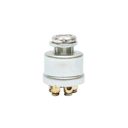 Starting contact with key for MAN, DAF, FENDT, CASE IH, MF 12V, 5 pins, diameter 47 mm, mounting thread 21mm, OEM code 342315001, X830240002000, X830315001, 794283R91, 655690302, 2998811M1