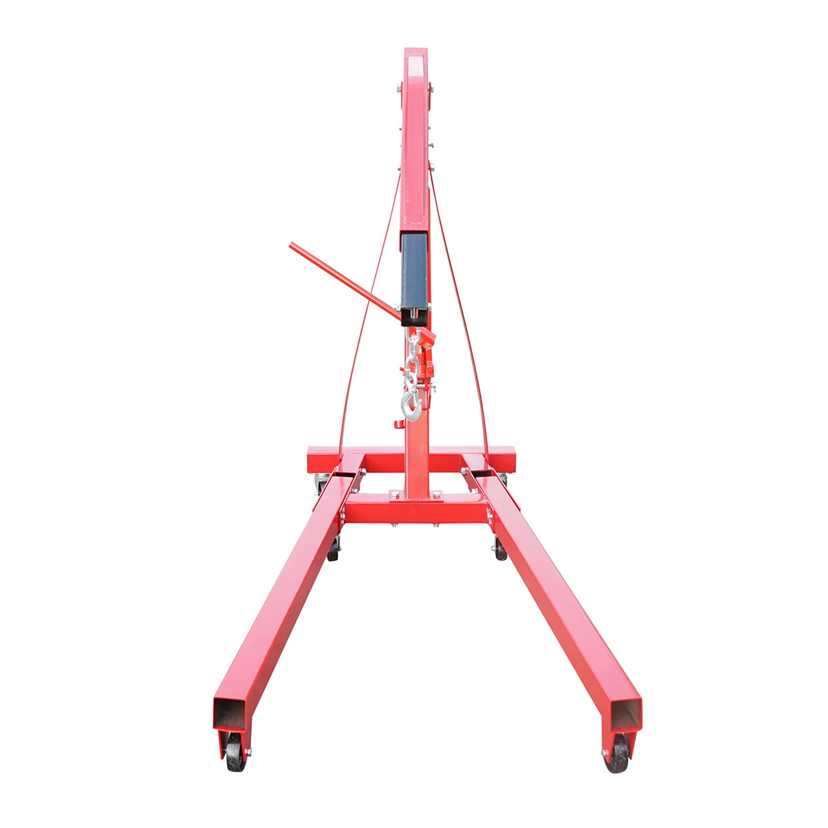 Giraffe-type folding hydraulic crane for workshop 2T