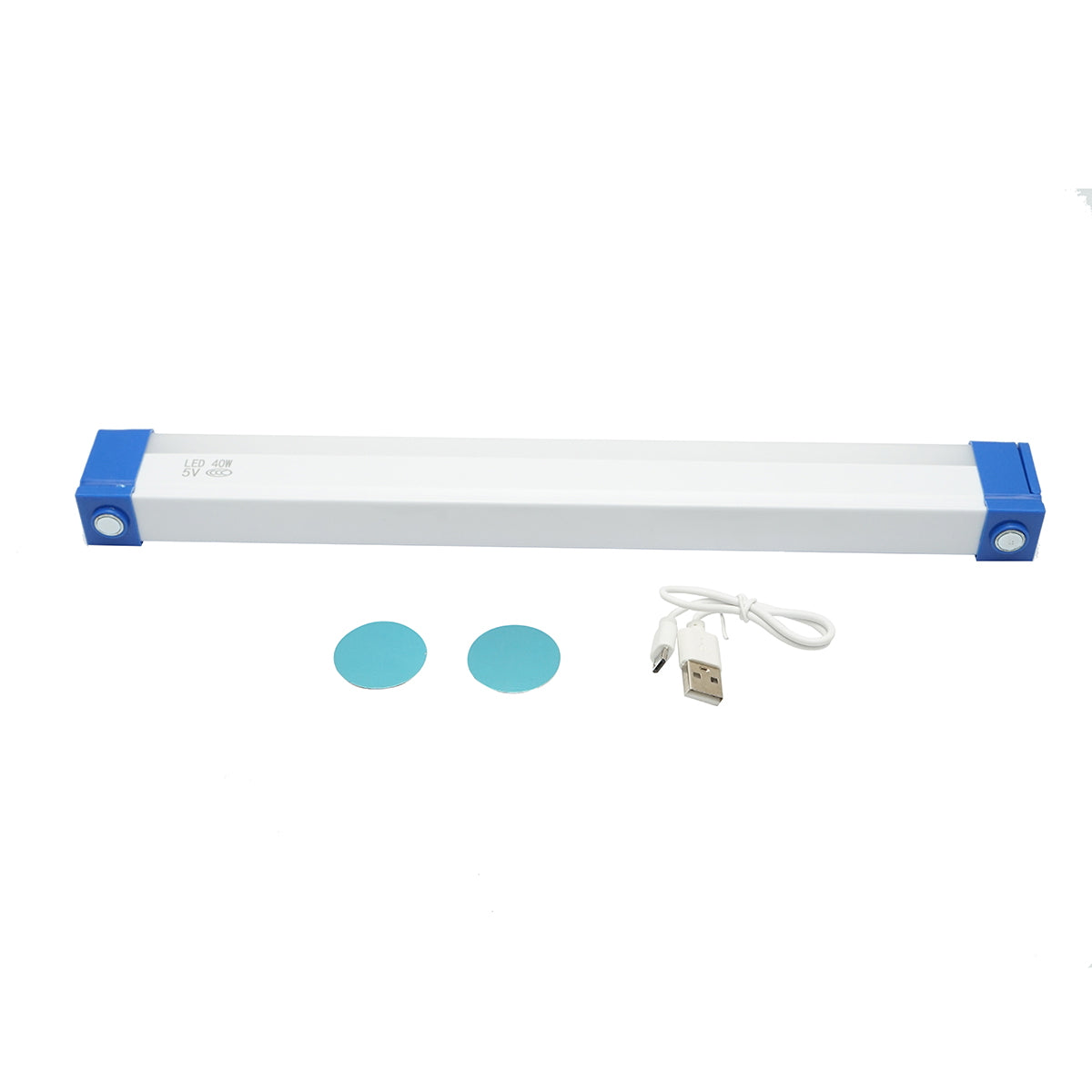 LED lamp 40W, 6500K with magnetic mount and rechargeable battery 2400mAh 320x23x38mm IP20 Breckner Germany